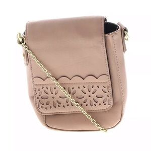 Sam & Libby Tan Boho Crossbody Bag